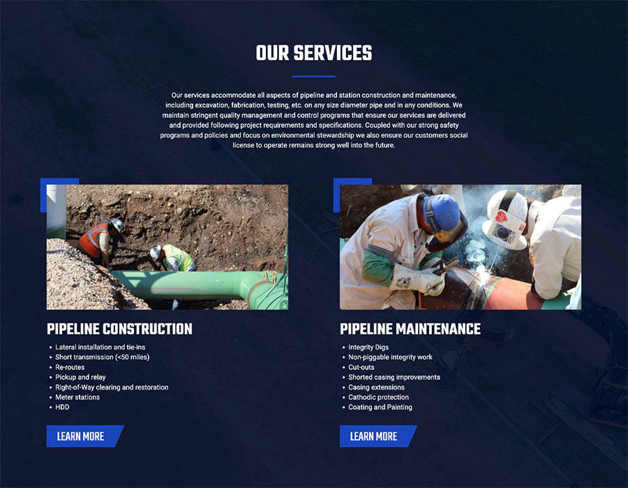 Charps Pipelines Website Refresh