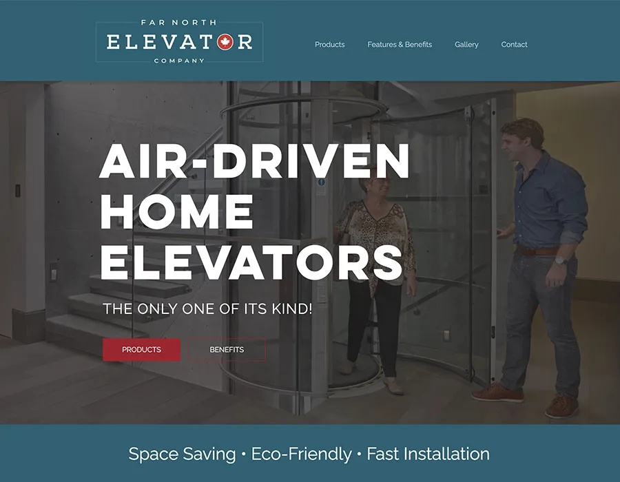Far North Elevators website