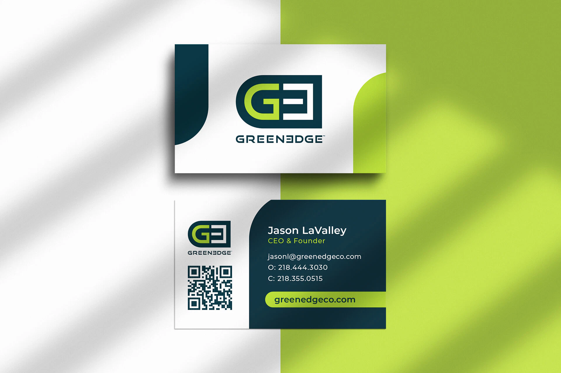 Business Card Design Greenedge