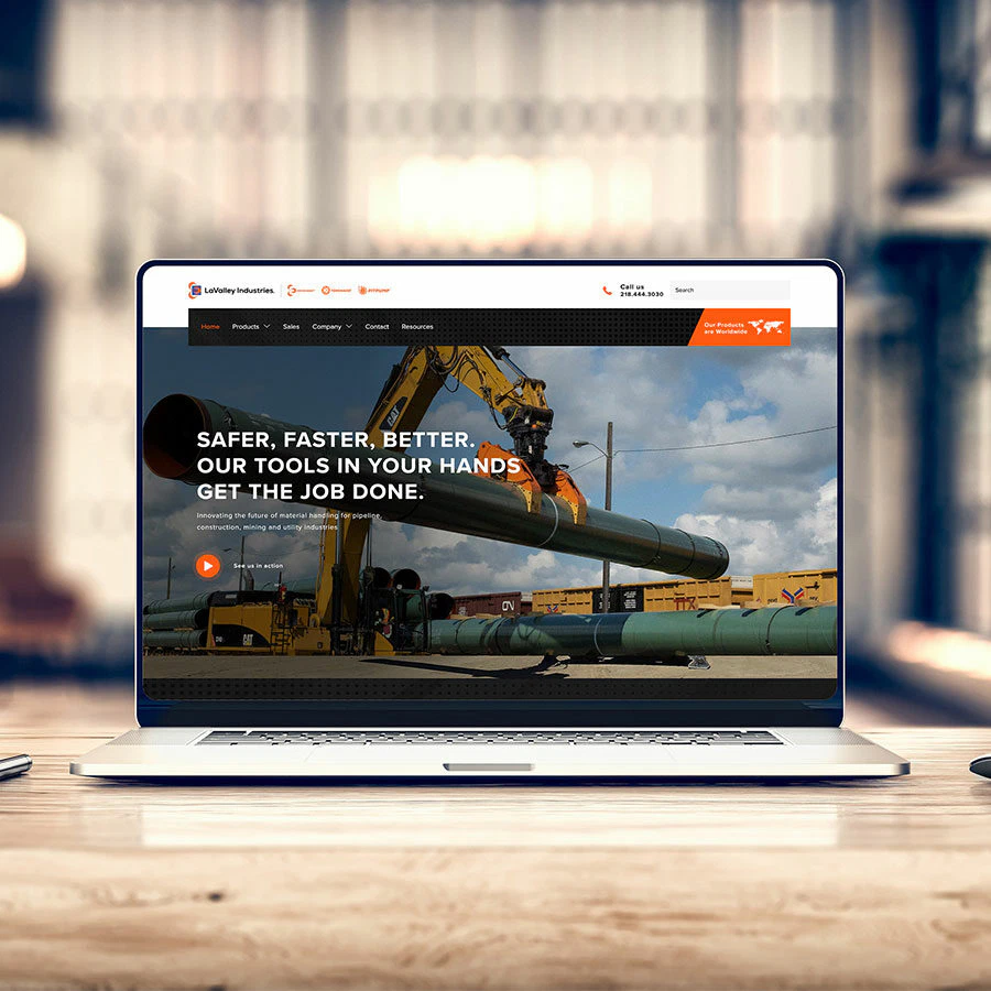 Industrial Website Design