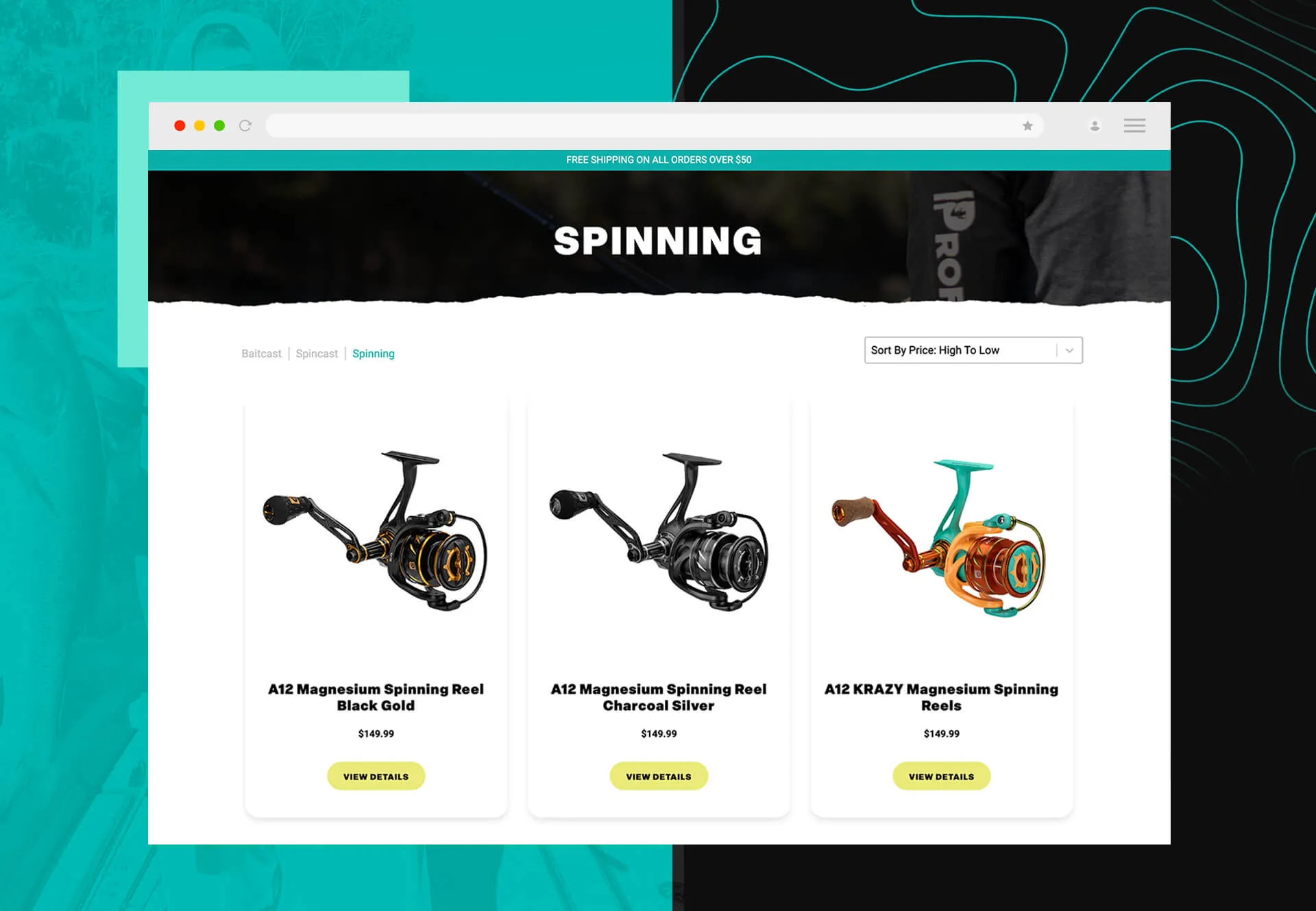 Fishing Lure Website Development