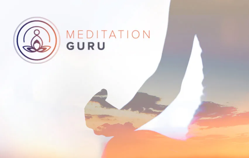 Meditation Guru Logo and Apps