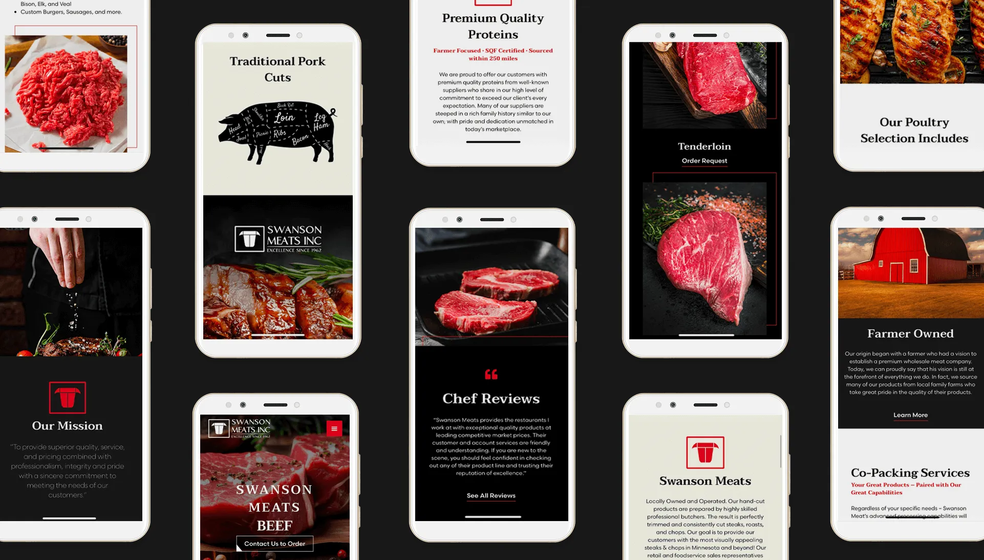 Mobile Design Sleek Website