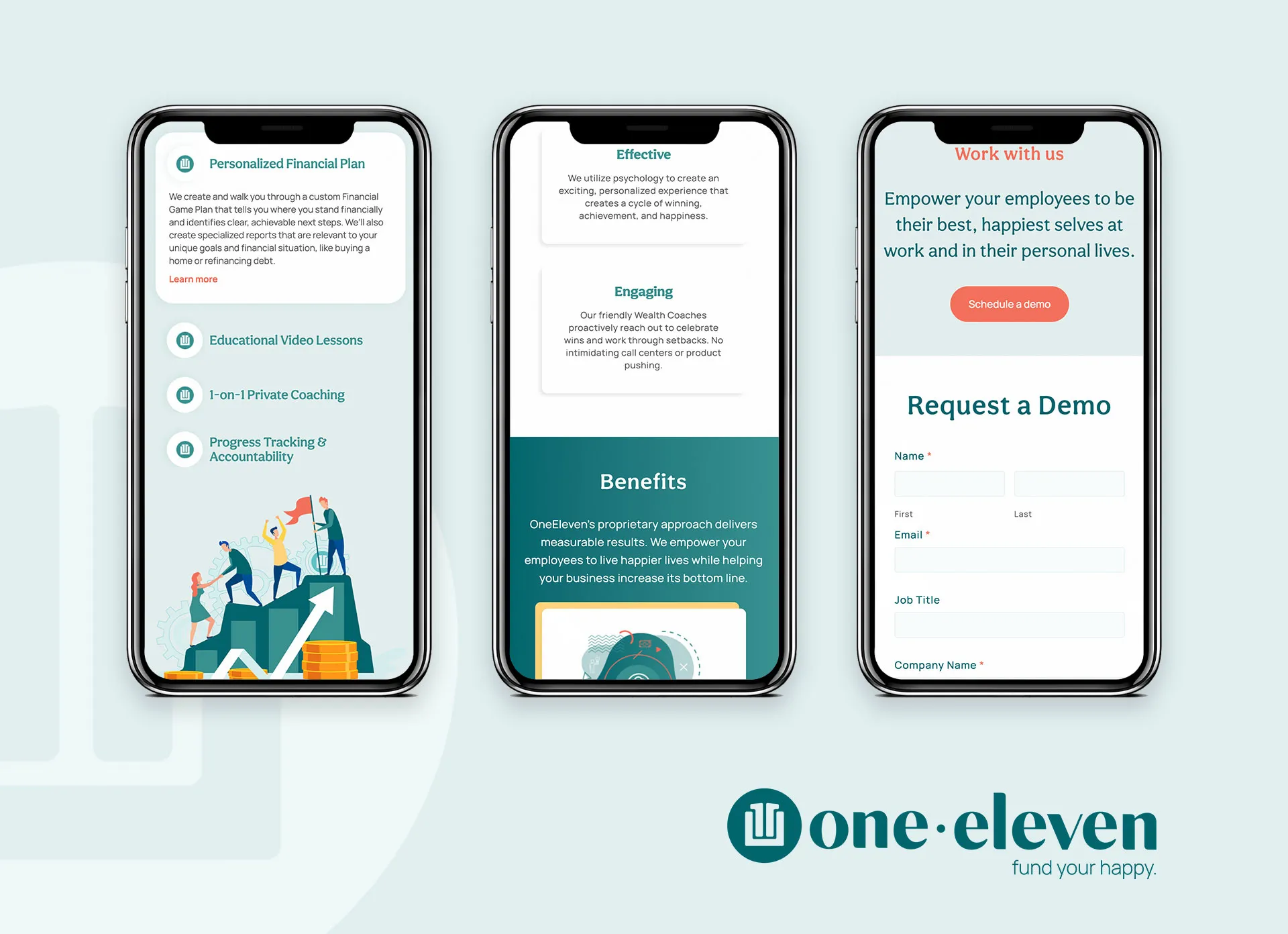 Corporate app design